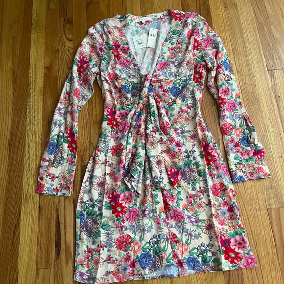 NWT Favorite Daughter The Barely Holding It Together Floral Dress Anthropologie - Picture 2 of 4